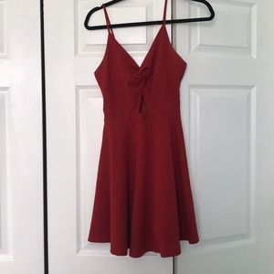 Red Windsor skater dress size medium